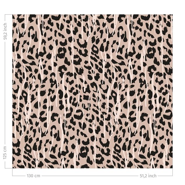 Modern Curtains Zebra Leopard Pattern