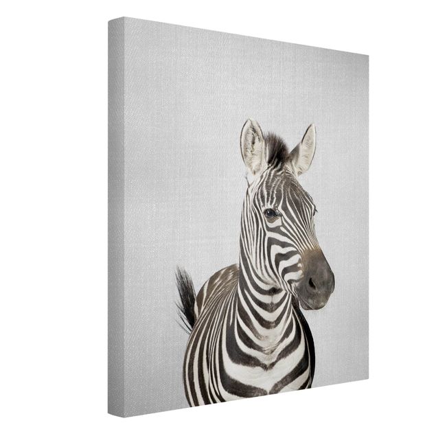 Wall art black and white Zebra Zilla