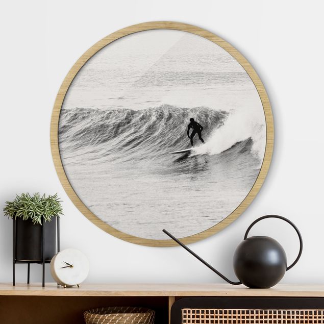 Framed beach pictures Time To Surf
