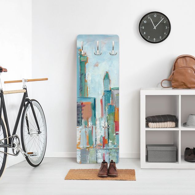 Wall coat rack Contemporary Downtown I