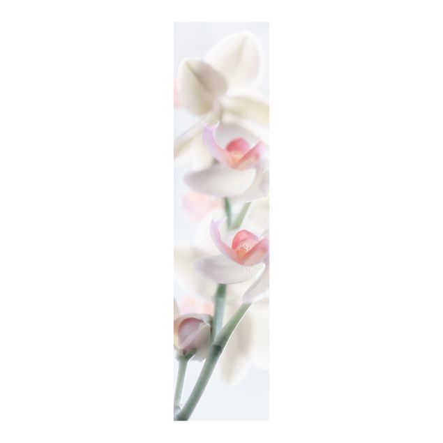 Sliding panel curtains flower Delicate Orchid