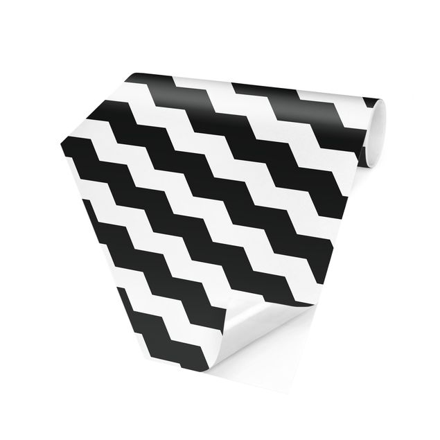 Wallpapers green Zig Zag Pattern Geometry Black And White