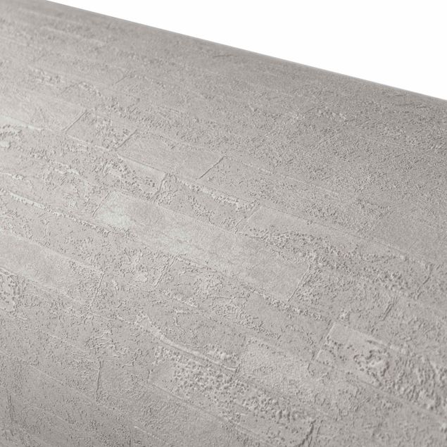Adhesive films for furniture grey Concrete Bricks In Warm Grey