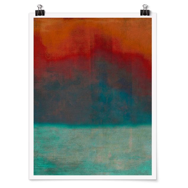 Abstract poster prints At Home At The Ocean