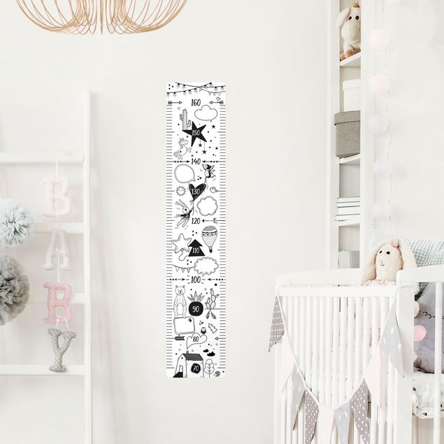 Wall art stickers To write on in black and white
